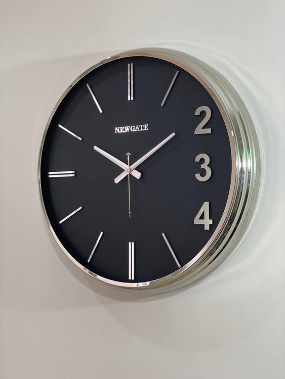 Newgate Wall Clock Model 405 Silver