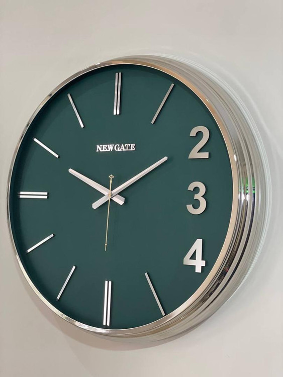 Newgate Wall Clock Model 405 Silver