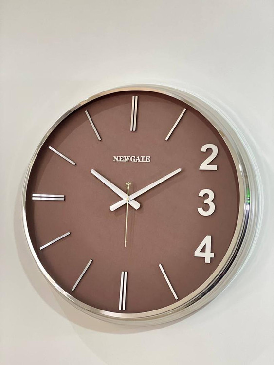 Newgate Wall Clock Model 405 Silver