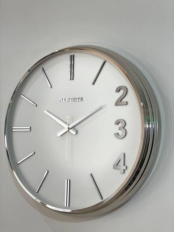 Newgate Wall Clock Model 405 Silver