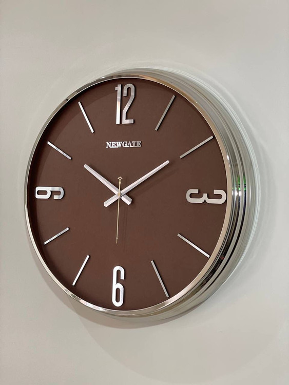Newgate Wall Clock Model 402 Silver