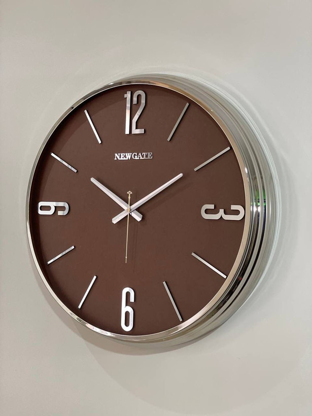 Newgate Wall Clock Model 402 Silver