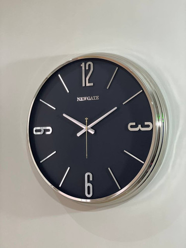 Newgate Wall Clock Model 402 Silver