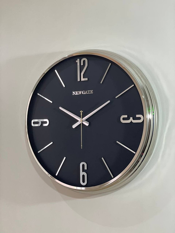 Newgate Wall Clock Model 402 Silver