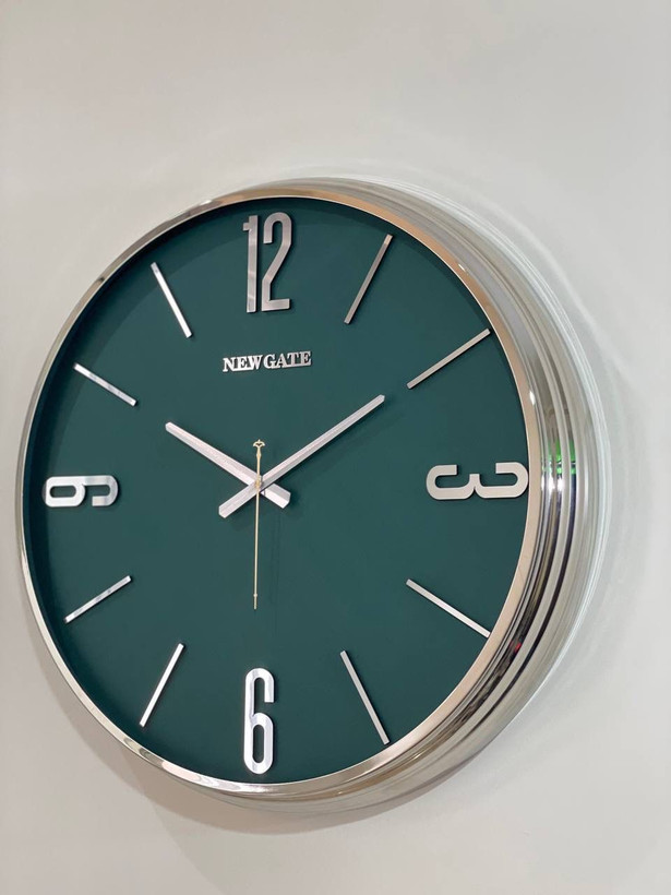 Newgate Wall Clock Model 402 Silver